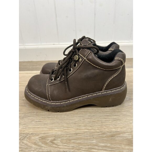 No Boundaries Booties Womens 7.5 Platform Grunge Chunky Lug Sole 90's Y2K Meg - Picture 4 of 8